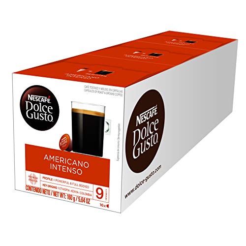 Nestle Coffee mate Dolce Gusto Nescafe Pods, Americano Intenso, 16 Count, Pack of 3 Pricepulse