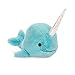 Jellycat Sea Sorbet Narwhal Aqua Stuffed Animal, 9 inches