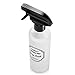 Kiloline Empty PET Plastic Spray Bottles (2-Pack) Refillable 17oz.Black Trigger Sprayer w/Mist/Stream/Off Settings Leakage-proof