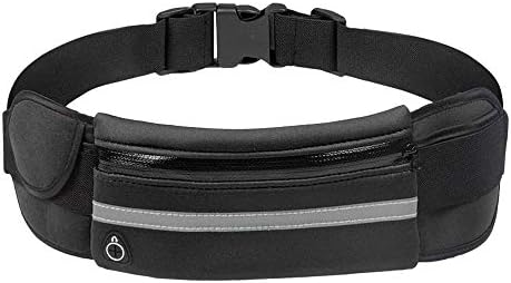 Dicomi Men and Women Outdoor Stretch Sports Belt Mobile Phone Bag Elastic Braided Belt