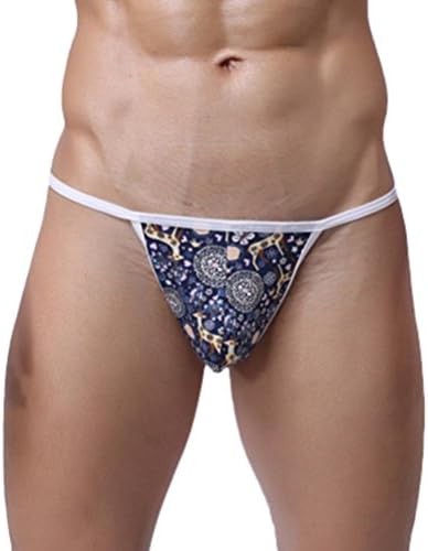 Scothen Men's Briefs Bulge Bags Underwear Pants Transparent Bikini Briefs Shorts Boxershort/Strings Net Transparent Black Bikini Shorts Pants Underpants Tange Briefs