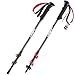 Carbofox Carbon Fiber Trekking Poles - Ultralight, Shock-Absorbent, Hiking, Walking Sticks - Durable & Adjustable with External Quick Lock Mechanism