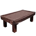8-Foot Brown Heavy Leatherette Billiard Table Cover by Felson Billiard Supplies