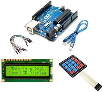 OLatus Arduino Uno Kit With Pack Of LCD,USB,Cable, Keypad, 20 Male To Male Connector For DIY Robotic Projects