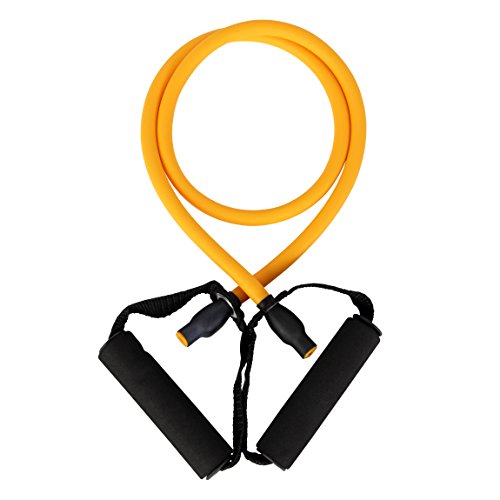 POWRX-Tube-Expander-Resistance-Band-mit-Schaumstoffgriffen-inkl-Tueranker-Fuer-Yoga-Pilates-Fitness-Kraft-Training