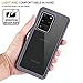 Temdan Designed for Samsung Galaxy S20 Ultra Case, Without Built-in Screen Protector Real Heavy Duty Rugged Shockproof Cases for Samsung Galaxy S20 Ultra 5G 6.9 inch 2020 Release-(Black/Clear)