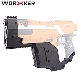 Worker Modified Dagger Cover Shaped Kit for Nerf Stryfe Blaster - Black