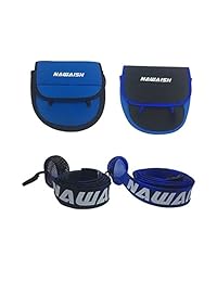 Nawaish 2 Pack Spinning Fishing Reel Cover Case Bag Pouch & Fishing Rod Sock Rod Sleeve Rod Cover Fishing Tools for Spinning Fishing Rod