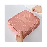 DAIYU Fashion Travel Nylon Beauty Makeup Bags Water-Proof Cosmetics Bags Bathroom Organizer of Women Portable Bath Washing Up Bag L Style 11 L 21xW 8xH 18cm