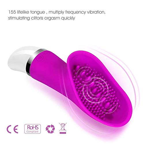 Oral Tongue Simulator Stimulator-Silent&Waterproof Variable Speed Vibration Wand 726 - Thumbnail 2