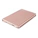 Keyboard Case Compatible with 2018/2017 iPad 9.7 inch, Bluetooth Keyboard KVAGO-360 Rotating Case with Detachable Wireless Keyboard for iPad 6th Gen,iPad 5th Gen -Rose Gold