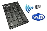 Wireless Mini Numeric Keypad - Numpad 2.4G - 18 Keys - for MacBook - PC - Notebook - tablet - USB Number Pad by Lora