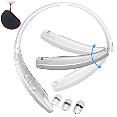 Foldable bluetooth headphones,senbowe wireless neckband…