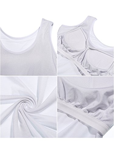image for Hestya Women Tank Top Built-in Bra Camisole Padded Cami Top Bra Top Ca