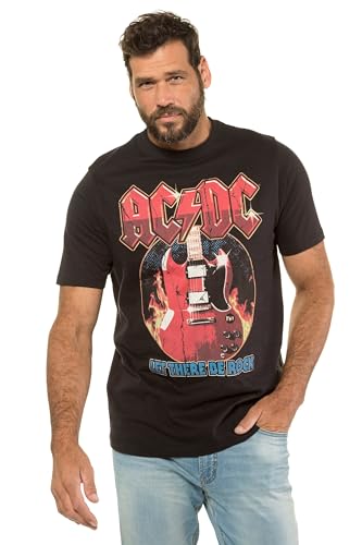 JP 1880 Camiseta de Manga Corta ACDC Camiseta Hombre