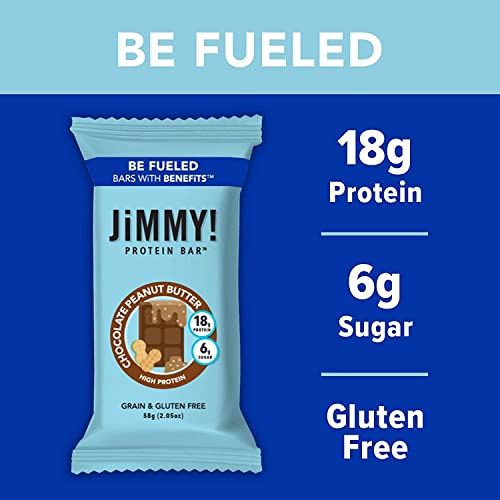 JiMMY! Protein Bar, Variety Pack, 12 Count Contains Flavors Cookies