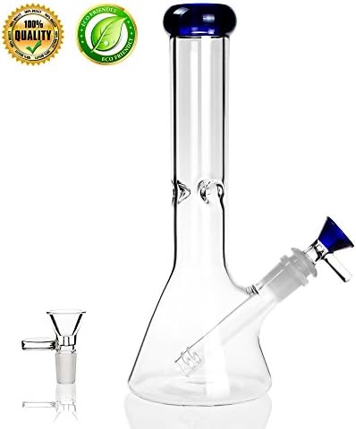 Glass Handmade Height 26cm joint 14.5mm Water Recycler New (Blue)