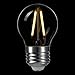LIGHTSTORY LED Edison Bulb G14, E26 Base 2700K Dimmable Globe LED Decorative Bulb (1.8W=25W)