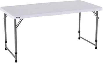 Lifetime 4428 Mesa Plegable Multiusos Ultrarresistente Uv100 122x61x56 91 5 Cm Amazon Es Jardin