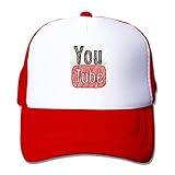 Sport Hat Custom Cap The Best YouTube Baseball Red