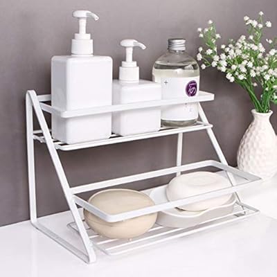 2 Tier Spice Rack Kitchen Storage Shelf Organizer For Cabinet