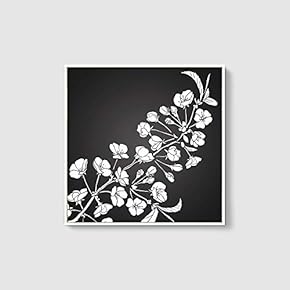 Framed Canvas Wall Art for Living Room, Bedroom Abstract Trees Canvas Prints for Home Decoration Ready to Hang - 16x16 inches