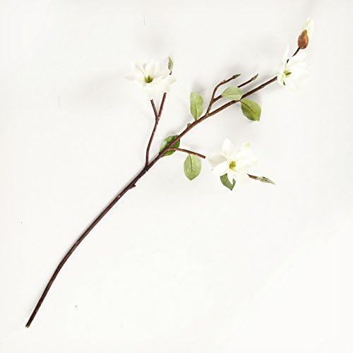 WLFM Artificial flower table decoration Magnolia,White