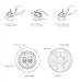 Kitchen Timer EMDMAK Digital Cooking timer with Built-in Magnet Count Down Large LCD Display Lound Alarm Round Shape (Silver)