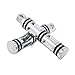 uxcell Chrome Billet Narrow Band Edge Cut CNC Male Mount Motorcycle Footpegs For Harley Davidson Street Glide Universal