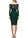 Miusol Womens Vintage Off Shoulder Flare Lace Slim Cocktail Pencil Dress