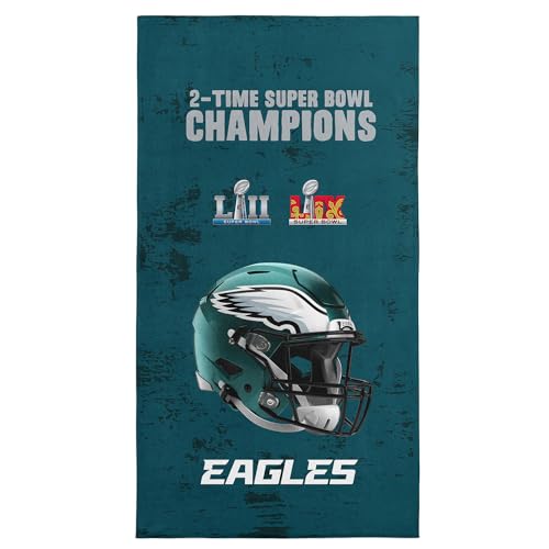 NORTHWEST NFL Philadelphia Eagles 2025 Super Bowl LIX Multi Champ Unstoppable B…