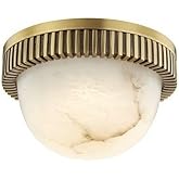 Hudson Valley Lighting Ainsley LED Flush Mount - 5 Inches Wide by 3.25 Inches High-Aged Brass Finish