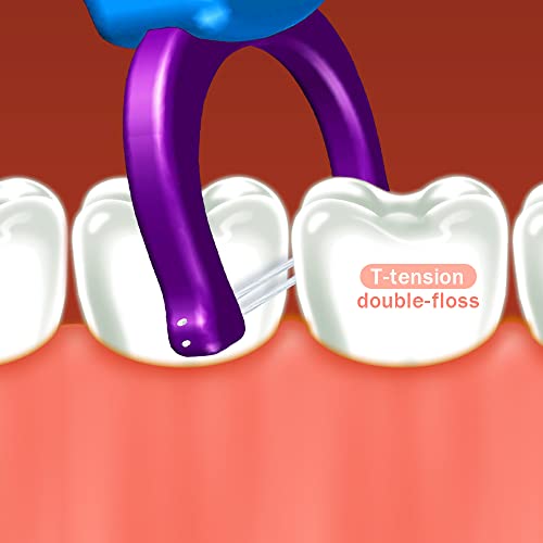 T.Smile Evolutionary Clean Dental Flossers, Kit of Refills Plus Long