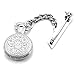 WZC Silver Nurses Lapel Pin Watch With Gift Box
