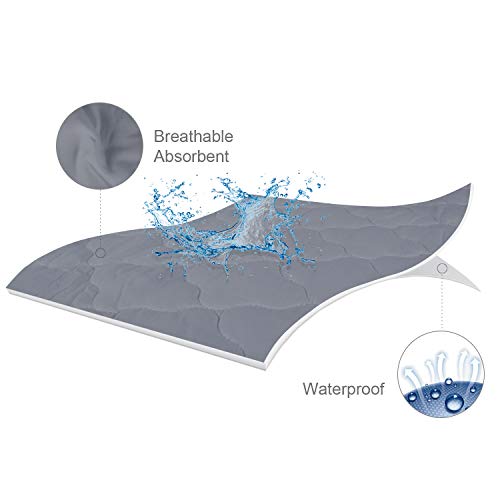 Mattress Protector for Pack n Play Waterproof, Premium Quilted Playard