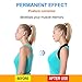 Theoneab Best Posture Corrector for men & Women - Adjustable Back Brace Posture Corrector - Back Support Posture Brace Under Clothes - Medical Kyphosis Trainer for Shoulder Neck Pain Relief