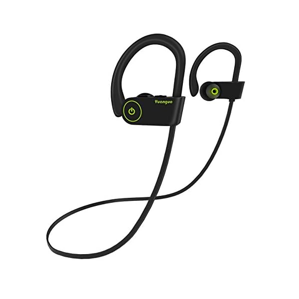 Bluetooth-Headphones-Yuanguo-IPX7-Waterproof-Wireless-Earphones-Stereo-Headset-CVC-60-7-9-hours-Playtime-for-Gym-Cycling-Sports-Travelling-Build-in-Microphone-for-Samsung-ETC-All-Smartphone Bluetooth Headphones, Yuanguo IPX7 Waterproof Wireless Earphones Stereo Headset, CVC 6.0, 7-9 hours Playtime for Gym…