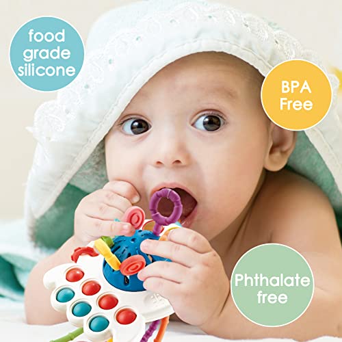 purejoy Baby Sensory Toys 18 Months, Montessori Baby Toys, Octopus Food