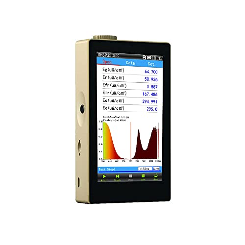 Handheld Ir Spectrometer Hopoocolor OHSP350IRS 760-1100nm NIR Spectrometer LED Wavelength Meter ...