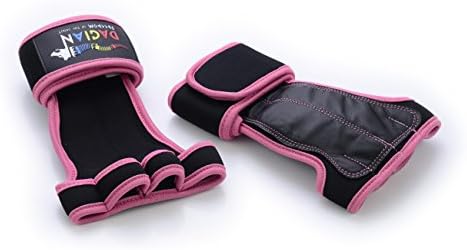 Cross Training Premium Leather Gloves with Wrist Support - For Pull Ups, Gymnastics, Workout, Fitness, WODs, Kettlebells | No Calluses, Weight Lifting Durable Grips | Best Model For Women (Medium)