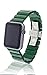 42mm JUUK Viridian Ligero Premium Apple Watch Band, Made with Swiss Quality Using The Highest Grade 6061 Series Aluminum with a Solid Stainless Steel Butterfly deployant Buckle (Matte Green)