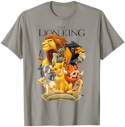 Amazon.com: Disney The Lion King Characters 90s Grid T-Shirt