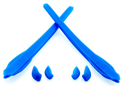 New SEEK OPTICS Rubber Kit Earsocks Nose Pads for Oakley FLAK 2.0 - Blue