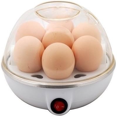 JEEJEX Stainless Steel Plastic Electric Automatic-Off Egg Cooker
