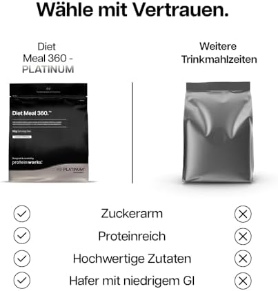 Protein Works | Diet Meal 360 - Platinum, Erdbeer-Sahne, 2kg