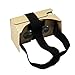 Linkcool Google Cardboard V2.0 3d Glasses Vr Virtual Reality Cardboard Kit Compatible with 3-6inch Screen Android and Apple Smartphone HD Visual Experience - google cardboard v2