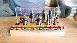 BOSCH RBS010 10-Piece 1/2 in. and 1/4 in. Shank
