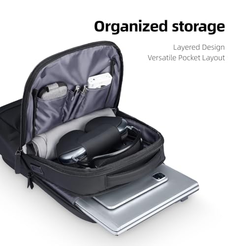 MARK RYDEN Waterproof Laptop Backpack Business Backpack for Men 15.6 Inch Travel Backpack with USB-C Charging Port