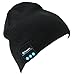 Wireless Bluetooth Beanie Hat Cap with Music phone Speakerphone Stereo Headphone Headset Earphone Speaker Mic for Skiing, Jogging, Handmake Working,Christmas & Thanksgiving Gifts (Black)