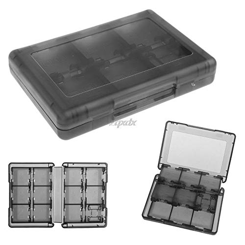 28 In 1 Black Game Card Case Holder Cartridge Storage Box For Nintendo Ds 3ds Amazon Com Industrial Scientific